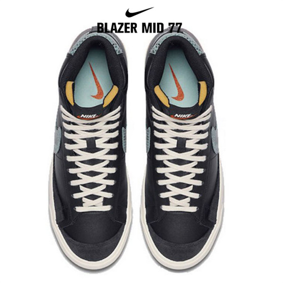 Blazer Mid '77黑 藍蛇紋2