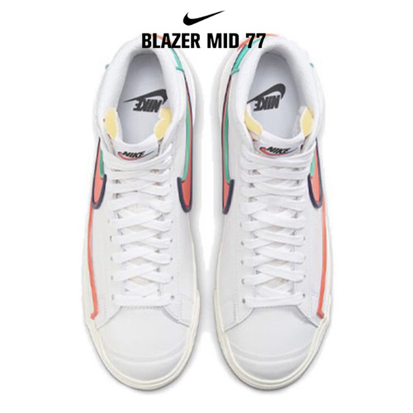 Blazer Mid '77 lnflnite白綠橘2