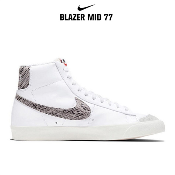 Blazer Mid '77白 灰蛇紋4