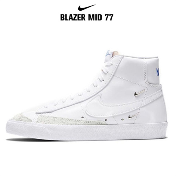 Blazer Mid '77銀標 米白3