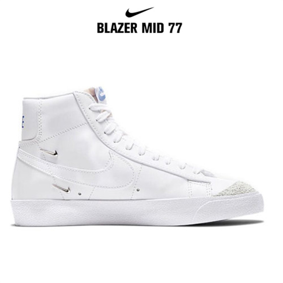 Blazer Mid '77銀標 米白4